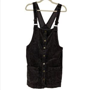 ILLA ILLA Charcoal Corduroy Mini Dress